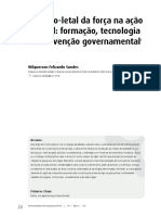 Uso Não Letal Da Força Na Ação Policial