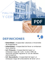 Infertilidad Factor Uterino y Cervical