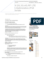 Telecom 2g, 3g, 4g, RF Lte Drive Test, Optimization, Ipv6 Study Materials - Lte Drive Test Parameters