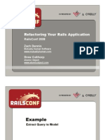 Refactoring Your Rails Application Presentation