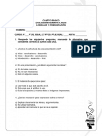 4 Prueba Sumativa Lenguaje y Comunicacion Julio