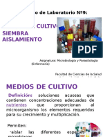 Medios de Cultivo - Siembra y Aislamiento - Enfermeria 2016