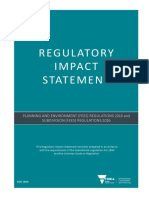 Regulatory Impact Statement