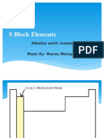 Alkaline Earth Metals 1