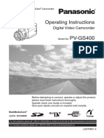 Operating Instructions: PV-GS400