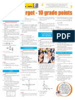 Target - 10 Grade Points: 10 Class Special - Maths