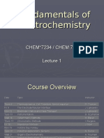 Fundamentals of Electrochemistry