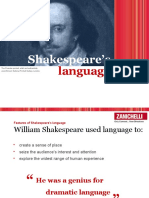 Shakespeare Language