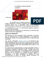 ¿Sabes Cual Es El Conflicto Emocional Del Colesterol - Triglicéridos - BioEmocionate