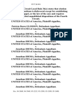 United States v. Patricia Dawn Glosson, United States of America v. Jonathan Idema, United States of America v. Jonathan Idema, United States of America v. Jonathan Idema, United States of America v. Jonathan Idema, United States of America v. Jonathan Idema, United States of America v. Jonathan Idema, United States of America v. Jonathan Idema, United States of America v. Jonathan Idema, 83 F.3d 416, 4th Cir. (1996)