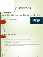 Análisis de Fourier Usando Matlab