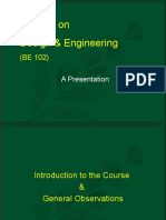 Course On Design & Engineering: A Presentation