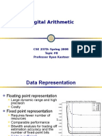 Digital Arithmetic: CSE 237D: Spring 2008 Topic #8 Professor Ryan Kastner