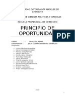 Trabajo de Derecho Sobre El Principio de Oportunidad