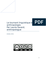 Le Tournant Linguistique en Anthropologie