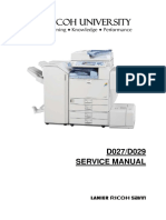 Ricoh Aficio MP C4000, MP C5000 Parts & Service Manual PDF