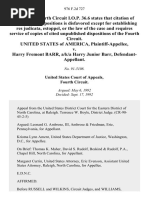 United States v. Harry Fremont Barr, A/K/A Harry Junior Barr, 976 F.2d 727, 4th Cir. (1992)