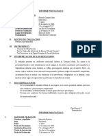 Informe Psicológico (General)