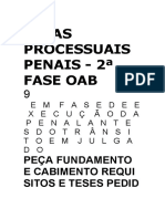 Peças Processuais Penais