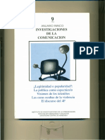 ANUARIO ININCO / Investigaciones de La Comunicación. VOL9. 1998. Texto Completo para Coleccionar. Versión Digital.