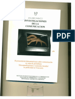 ANUARIO ININCO / Investigaciones de La Comunicación. VOL10. 1999. Texto Completo para Coleccionar. Versión Digital.