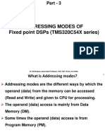 UG - EC303 DSP Part-3 Fixed Point DSP Addressing Modes - Print