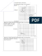 Gcse Exam Questions On Transformation Geometry