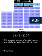 Jeopardy Game NPB 101L