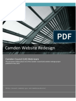 Camden Council Website Redesign Project - 1st Phase Overview (May 2010)