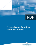 Private Water Supplies: Technical Manual