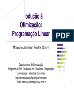 Introdução Otimização e Programação Linear