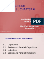 Eeeb113 Circuit Analysis 1: Chapter 6: Capacitors and Inductors Sharifah Azma Syed Mustaffa