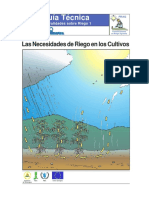 Las Necesidades de Riego de Los Cultivos PDF