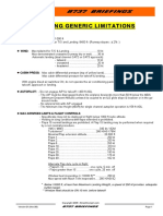 B737-Generic Limitations (NG)