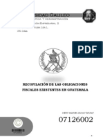 Obligaciones Fiscales en Guatemala