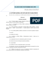 Lei #6.513 de 30 de Novembro de 1995 Estatuto Dos Militares