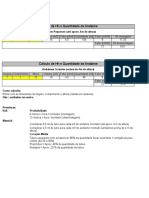 HH Formula Calculo Andaime