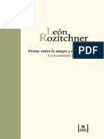 Perón Entre La Sangre y El Tiempo León Rozitchner