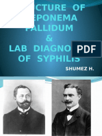 Structure of Treponema Pallidum & Lab Diagnosis of Syphilis