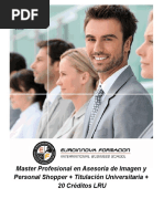 Máster Profesional en Asesoría de Imagen y Personal Shopper