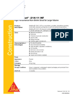 Sika PDS - E - SikaGrout - 214-11 HF PDF