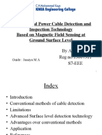 Underground Power Cable Detection and Inspection Technology