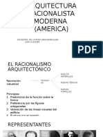 Arquitectura Racionalista Moderna en América