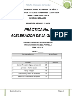 Aceleracion de La Gravedad