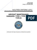 Ufc 4-211-01n Aircraft Maintenance Hangars - Type I, Type II and Type Iii, With Change 3 (16 December 2009)