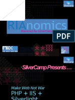 Rianomics PHP IIS Silverlight MSCOSCONF2009 #MOSC2010