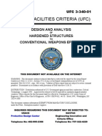 Ufc 3-340-01 Design and Analysis of Hardened Structures To Conventional Weapons Effects (Fouo)