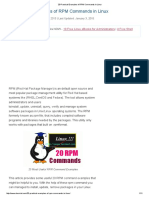 20 Practical Examples of RPM Commands in Linux