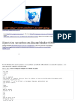 42 Ejercicios Resueltos en Ensamblador 8086 Programacion