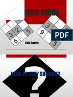 Sudoku Guide: Neil Andrei